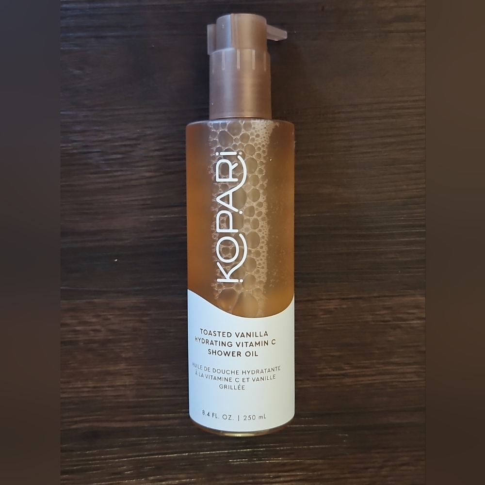 Kopari Toasted Vanilla Hydrating Vitamin C Shower Oil Full Size 8.4oz NEW-RARE